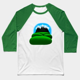 Mountains Baseball T-Shirt